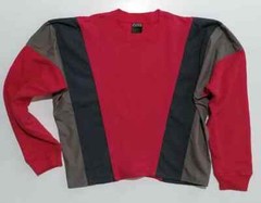 Rare Vintage Men’s Pullover by Urban Male, Long Sleeves Ribbed Cuffs & Collar
