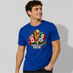 Fifa World Cup 2026 T-Shirt Soccer Graphic Tee Football, Fifa World Cup NEW