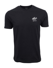 RVCA FISH SKULY MENS T SHIRT BLACK