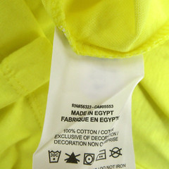 Nike Brazil Voice Graphic T-Shirt Men’s Size Large Dynamic Yellow NEW DH7662-740