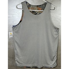 Pro Player Mens Reversible Athletic Tank Top Jersey Floral Gray Size L NWT