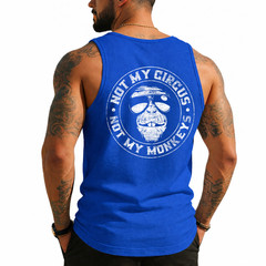 Not My Circus Not My Monkeys Unisex (On Back) Tank Top
