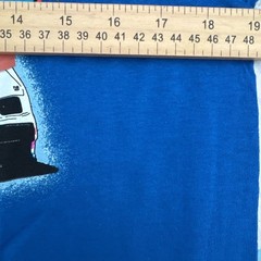 Nascar Racing Short Sleeve T-Shirt 100% Cotton Tagless Medium 100% Cotton Blue