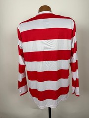 Wheres Waldo Shirt Adult Large Halloween Costume Cosplay Red White Striped Wally