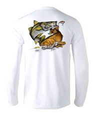 Microfiber Moisture Wicking Long Sleeve Fishing Shirt UPF 30 Sun Shirt
