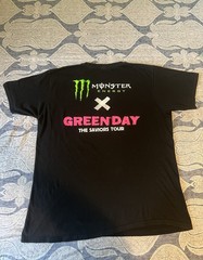 Monster Energy Green Day (The Saviors Tour Men’s Black T-shirt Graphic Print XL