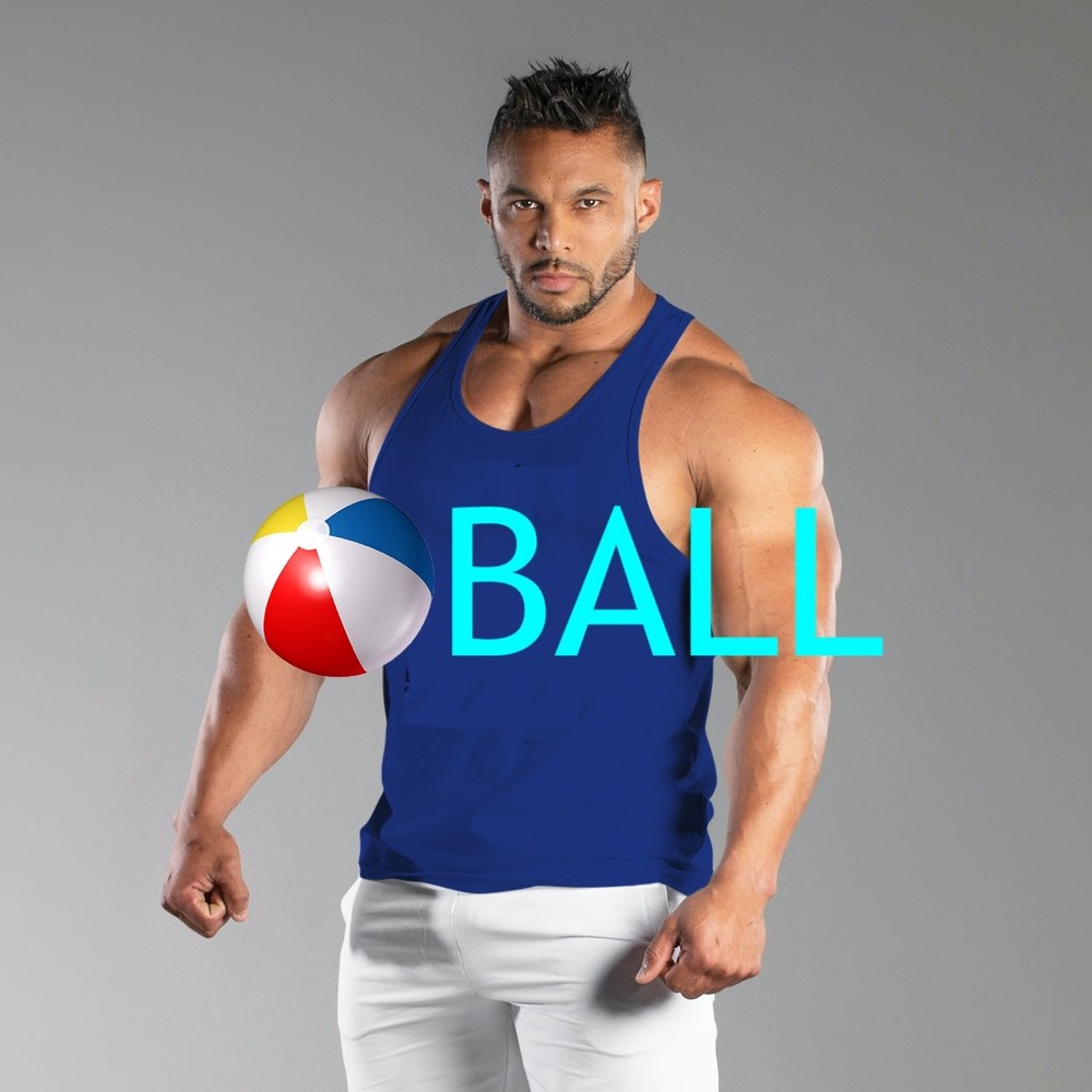 Ball Tank Top XL Gently worn Poly blend pinpoint mesh no fabric tag 21.5″ armpit