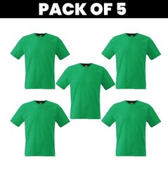 Pack 5 & 3 Fruit of the Loom T-Shirt Plain Casual Wear stag do hen Unisex SS048