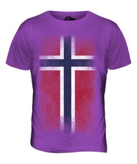 NORWEGEN VERBLICHEN FLAGGE HERREN T-SHIRT TEE SHIRT XS S M L XL 2XL 3XL 4XL 5XL