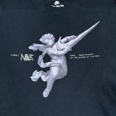 Nike Men’s T-Shirt Sportswear Wings of Victory Angel Graphic Black XXL