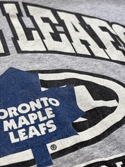 Vintage 90’s Gray Toronto Maple Leafs Hockey First Pick Sports T-Shirt Men’s M