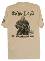 Second Amendment Militia We The People Will Not Give Up Our Guns T-Shirt