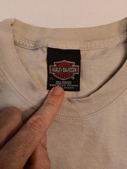 2000 Y2K Harley-Davidson T-Shirt Size XL (2 Stains) Looney Tunes Taz Yosemite TX