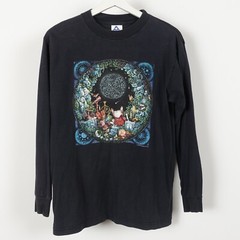 Vintage 90s The Astrologer Bill Bell Wizard Long Sleeve T Shirt Size Small 1998