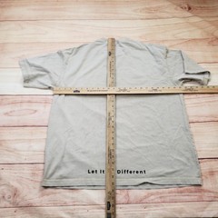 Kita Made Shirt Mens Large Beige Crewneck Let It Different Minimalist