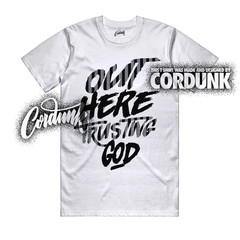 10 OG Steel White Black Light Steel Grey T Shirt Match TG