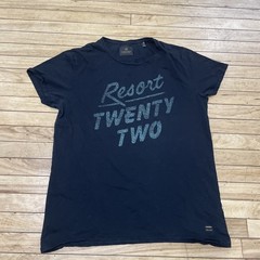 Scotch & Soda Resort Twenty Two Shirt Adult XXL Black Blue/Green Beach Comfort