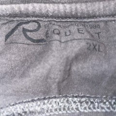 Request T Shirt Mens 2XL Gray Streetwear Y2K Grunge Heartless Wraparound