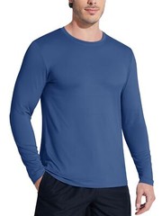 Mens UV Protection UPF 50+ Shirts Long Sleeve Sport Casual Workout Beach T-Shirt
