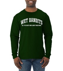 Vintage Home Classic Holiday Movie Quotes Mark Men Long Sleeve Forest Green