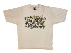 Vintage 90s Disney Mickey Inc Minnie Goofy Fall Harvest Vegetables T-Shirt Sz XL