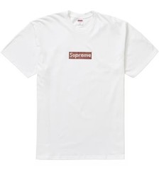 SUPREME SWAROVSKI WHITE BOX LOGO SHIRT SIZE LARGE 100% AUTHENTIC UNWORN