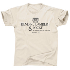 The Firm Attorneys At Law Bendini Lambert & Locke Mitch McDeere Movie T Shirt