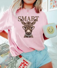 Smart Donkey Shirt, Funny Donkey Tee, Sassy Animal Shirt, Attitude Shirt