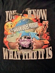 Random Order You Know What Time It Is TShirt Size Medium