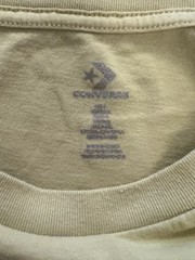 Converse T-shirt L Men’s Logo Front Oversized Loose Fit Y2K