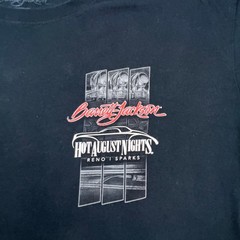 Barrett-Jackson Hot August Nights T-Shirt Mens XXL Black Hot Rod Flame Graphic