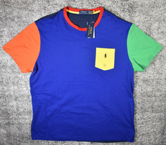 Men’s Polo Ralph Lauren S/S Pocket Colorblock T-Shirt 2XB NWT
