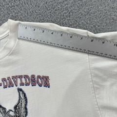 Vintage Harley-Davidson Motorcycles Mens XL White T Shirt Chandler Arizona Y2K