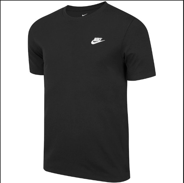 Nike Men’s Sportswear Club T-Shirt Black/White AR4997-013 k