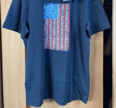 Life Is Good American Flag Patriotic Tee Usa HOT ITEM (Navy)