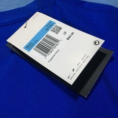 The Nike Tee Move with Nature Mens Blue Size Medium Tall Graphic T-Shirt