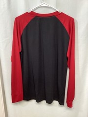 Twins Cycles (Red/Black) Medium Long Sleeve UV Protection Poly T Shirt T6