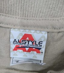 Lot Of 3 Brown Alstyle Apparel T Shirt 1301 Men’s Plain Blank Short Sleeve AAA