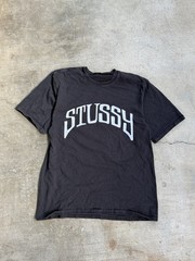 Stussy black Spell out Tee, Men’s Medium 100% Cotton