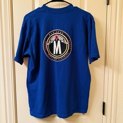 The Marathon Clothing TMC T-Shirt Nipsey Hussle Blue Men’s Medium Made In USA