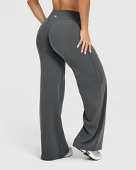 Yoga Pants Women High Waist Stretch Casual Soft Straight Leg Bottoms Darkgrey…