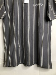 New Look NWT Striped Gray Tee MCMXCI Adult Size XS NEW MEN