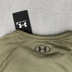 Under Armour The Tech Tee 2.0 Shirt Mens L Army Green Military Color Running NWT