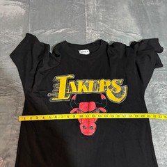 Dave’s Shirt Mens Large Lakers Vs Bulls Short Sleeve Crew Neck Basketball