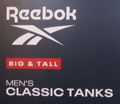 3 GENUINE REEBOK MENS BIG & TALL 2XL 3XL 4XL 100% COTTON WHITE TANK TOP T SHIRTS