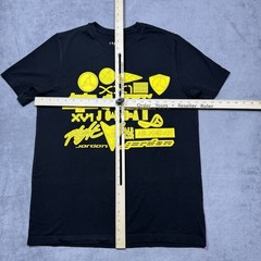 Nike Air Jordan Graphic T Shirt Mens Large Black Yellow Logo Tee Streetwear