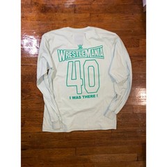 WrestleMania 40 Philadelphia Long Sleeve T Shirt WWE Wrestling Size Medium