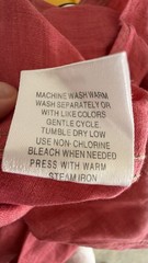 Cremieux Mens 100% Linen Long Sleeve Button Up Shirt Size XXL Red Collared Soft