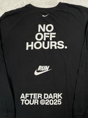 Nike Run After Dark Tour 2025 Long Sleeve T-Shirt Men’s M Black Los Angeles 13.1
