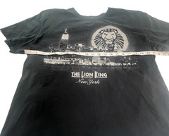 The Lion King New York T-Shirt Size Large L Black Broadway Sparkles